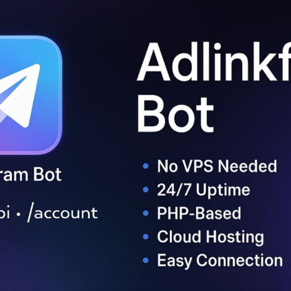 Adlinkfly Telegram Bot – Cloud hosted automation tool, no VPS needed
